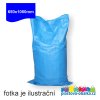vrecia polypropylenove volne lozene tkane modre nosnost 50kg 650x1050mm logo plastova obalka.cz