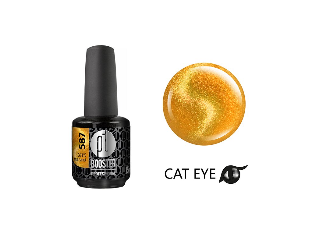 LED-tech BOOSTER Color Cat Eye Diamond - Mali Garnet (587), 15ml