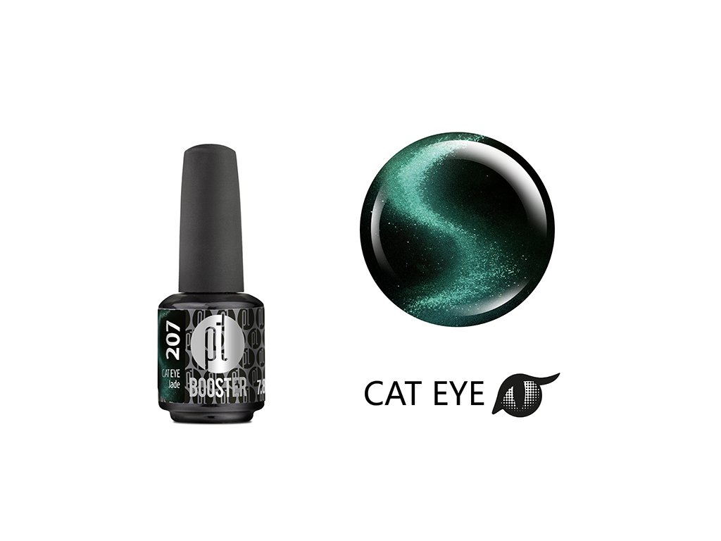 LED-tech BOOSTER Color Cat Eye Crystal - Jade (207), 7,8ml