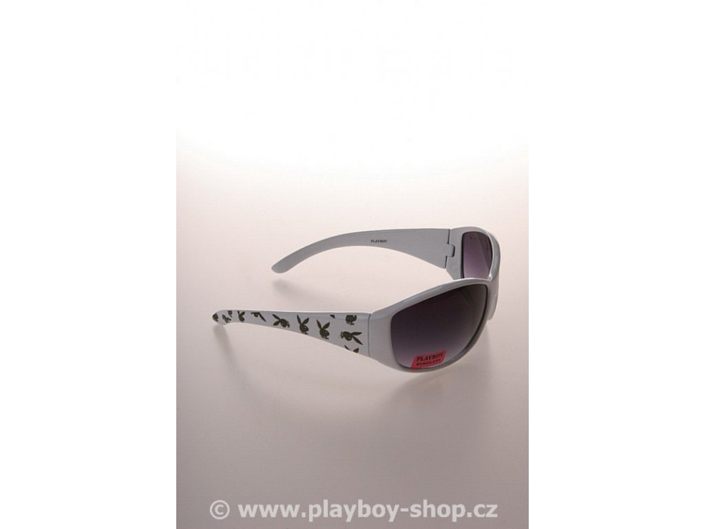 Klasické brýle Playboy bílé