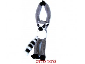 plyšový lemur na suchý zip