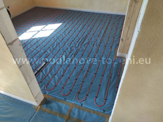 Elektrické podlahové topení - topný kabel