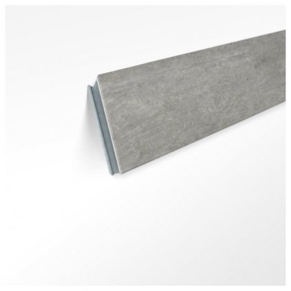 Soklová lišta K40 pro lepené a plovoucí vinylové podlahy Cement stripe světlý 55601 lišta