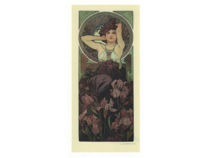 Pohlednice A. Mucha - Amethyst