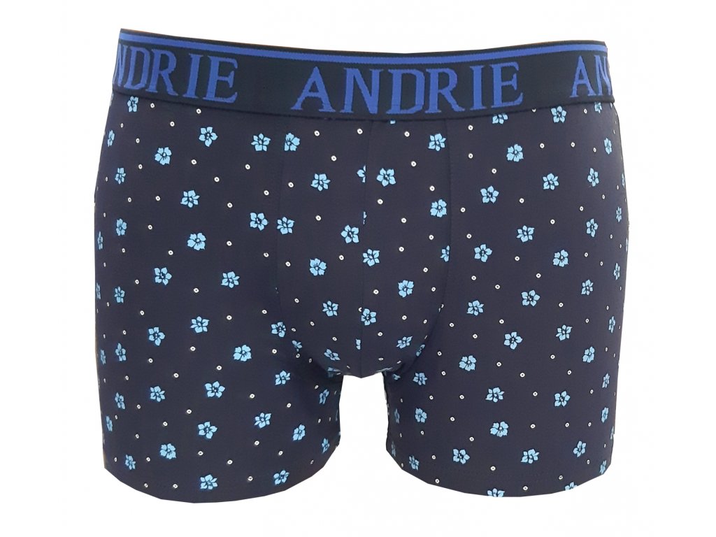 Andrie PS 5710 modré-modré pánské boxerky