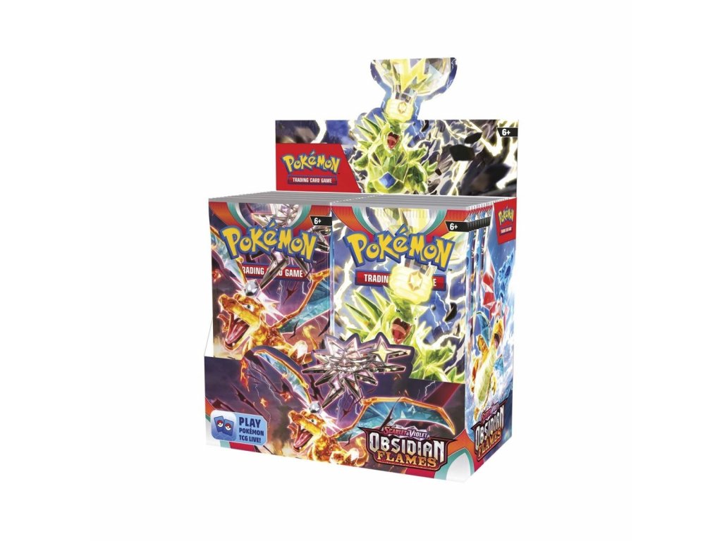 obsidian flames booster box scarlet