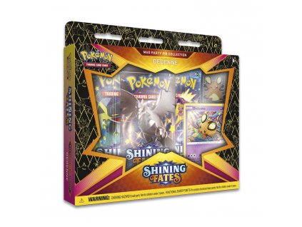 Pokémon TCG Shining Fates Mad Party Pin Collection Dedenne