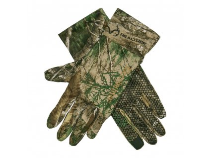 DEERHUNTER Approach Silicone Grip Gloves - kamuflážne rukavice