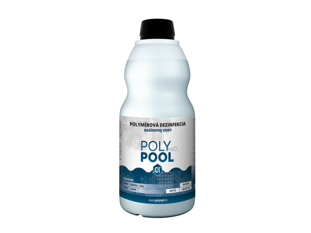 Bezchlórová dezinfekcia bazénovej vody POLY H2O POOL 1L - POLYMPT.SK