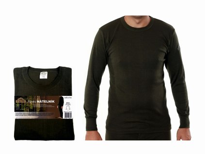 Pánske teplé tričko FORESTMAN s dlhým rukávom, hrúbka až 210 gm2 (Veľkosť VZOR)