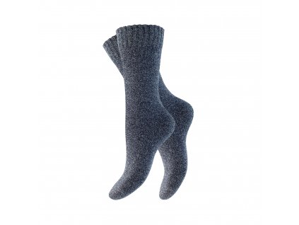 Pánske 3 páry teplých froté ponožiek s voľným lemom