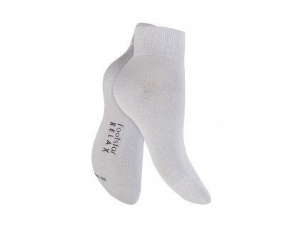 Znížené 3 páry tenkých ponožiek z bavlny s DIA lemom BIELE