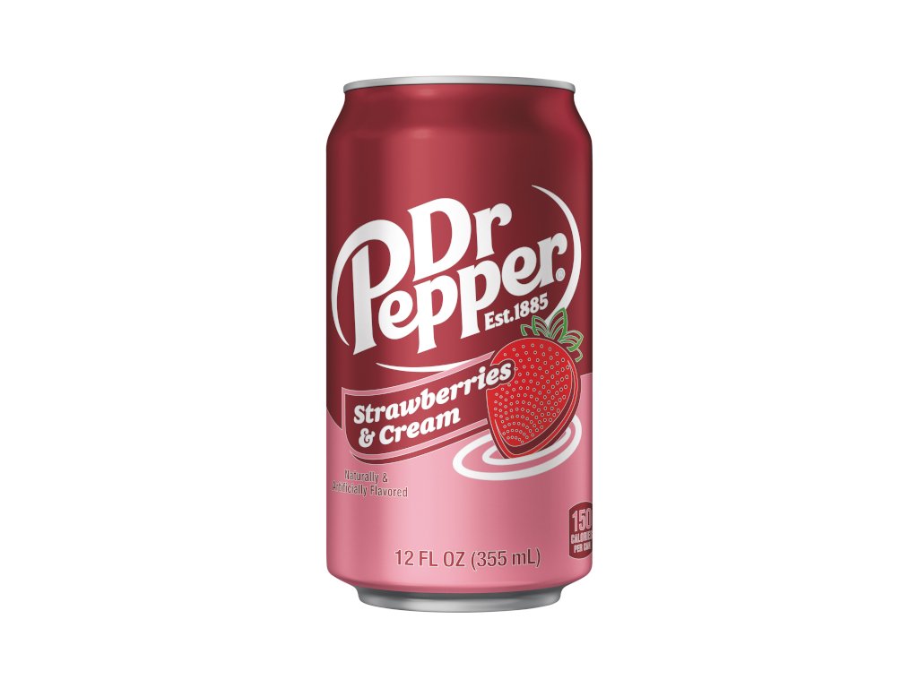 Dr Pepper Strawberries & Cream USA 355ml