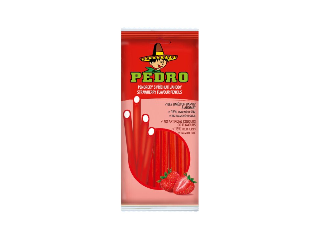 Pedro Pendreky s jahodovou příchutí (80g)