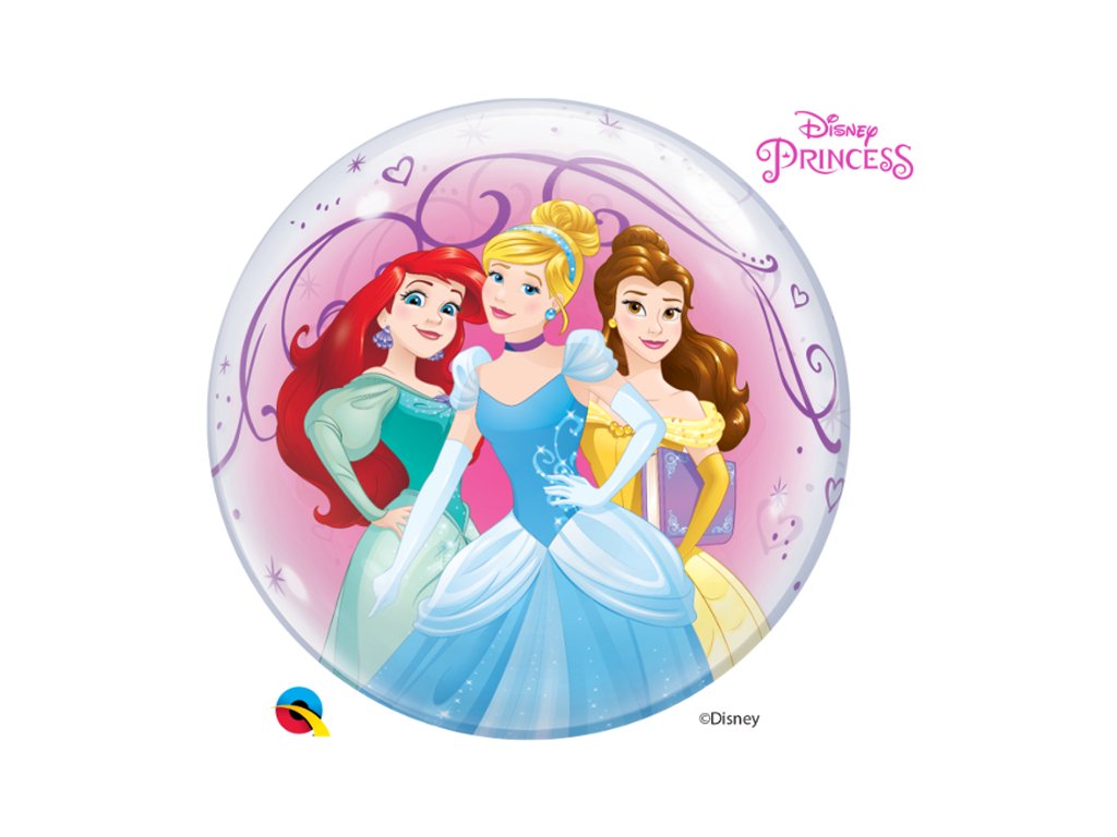 Balonek bublina Princezny 56cm