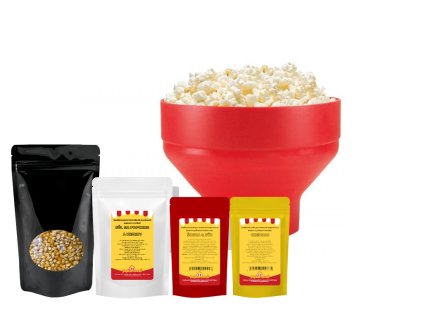 Popcorn balíček do mikrovlnky (červený)