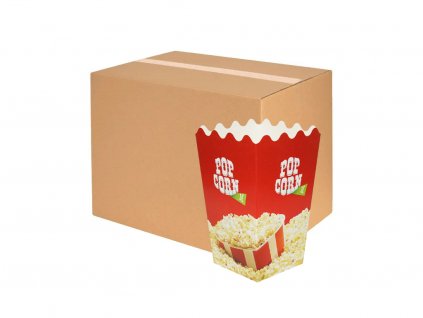 Krabička na popcorn 0,9l - 500ks (1 karton)