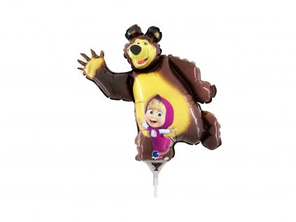 Fóliový balonek mini Máša a medvěd 36cm