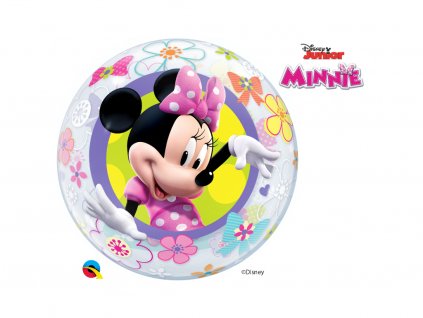 Balonek bublina Minnie 56cm