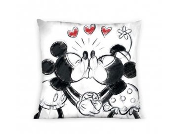 Povlak na polštářek Mickey a Minnie láska Bavlna, 40x40 cm