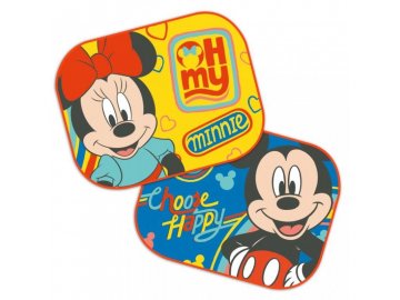 Sluneční clony Mickey a Minnie 2 ks