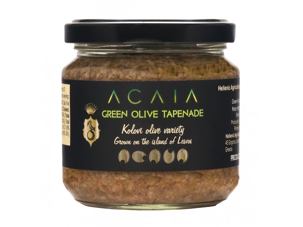 ACAIA - Prémiová Olivová Tapenáda ze zelených oliv KOLOVI