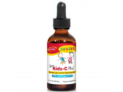 NORTH AMERICAN HERB & SPICE - RAW Tekutý vitamin C (nejen) pro děti - KIDS-C Plus [60 ml]