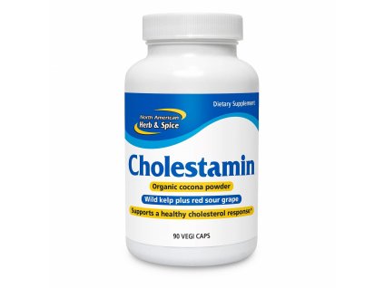 Bylinná podpora pro podporu hladiny cholesterolu v krvi - Cholestamin