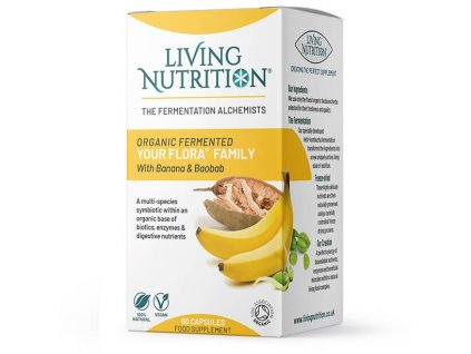 Living Nutrition | Fermentovaná synbiotika - Family - 60 ks