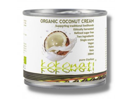 Ceylon Kokonati | Bio Kokosové mléko - 74% dužiny - 200 ml