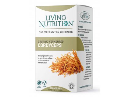 Living Nutrition| Fermentovaný bio cordyceps - 60 kapslí