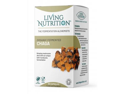 Living Nutrition | Fermentovaná čaga - 60 kapslí