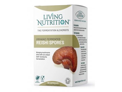 Living Nutrition | Fermentované spóry reishi - 60 kapslí