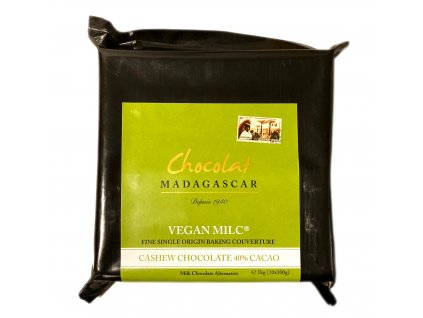 Chocolat Madagascar | 40% čokoláda na vaření a pečení - vegan - 1 kg