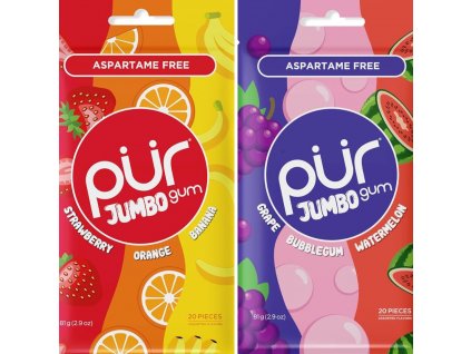 The PUR Company | Kanadské žvýkačky PÜR  - Jumbo - 20 ks