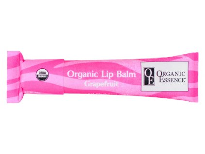 ORGANIC ESSENCE LIP BALM - Hydratační pomáda na rty s příchutí růžového grapefruitu