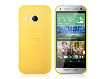 Plastový kryt (obal) pre HTC One mini 2 (M8) - žltý (yellow)