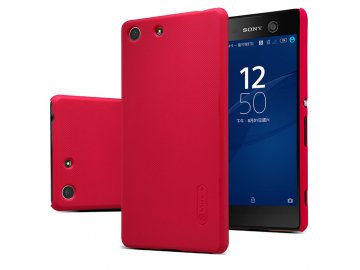 Plastový Nillkin kryt (obal) pre Sony Xperia M5 - červený (red)