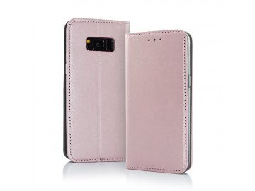Smart Magnetic flip case (puzdro) pre Huawei Y6 2019 - ružovo zlaté
