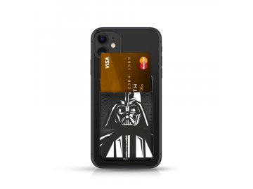 Star Wars Darth Vader Pocket Sticker nalepovací držiak na kartu - čierny