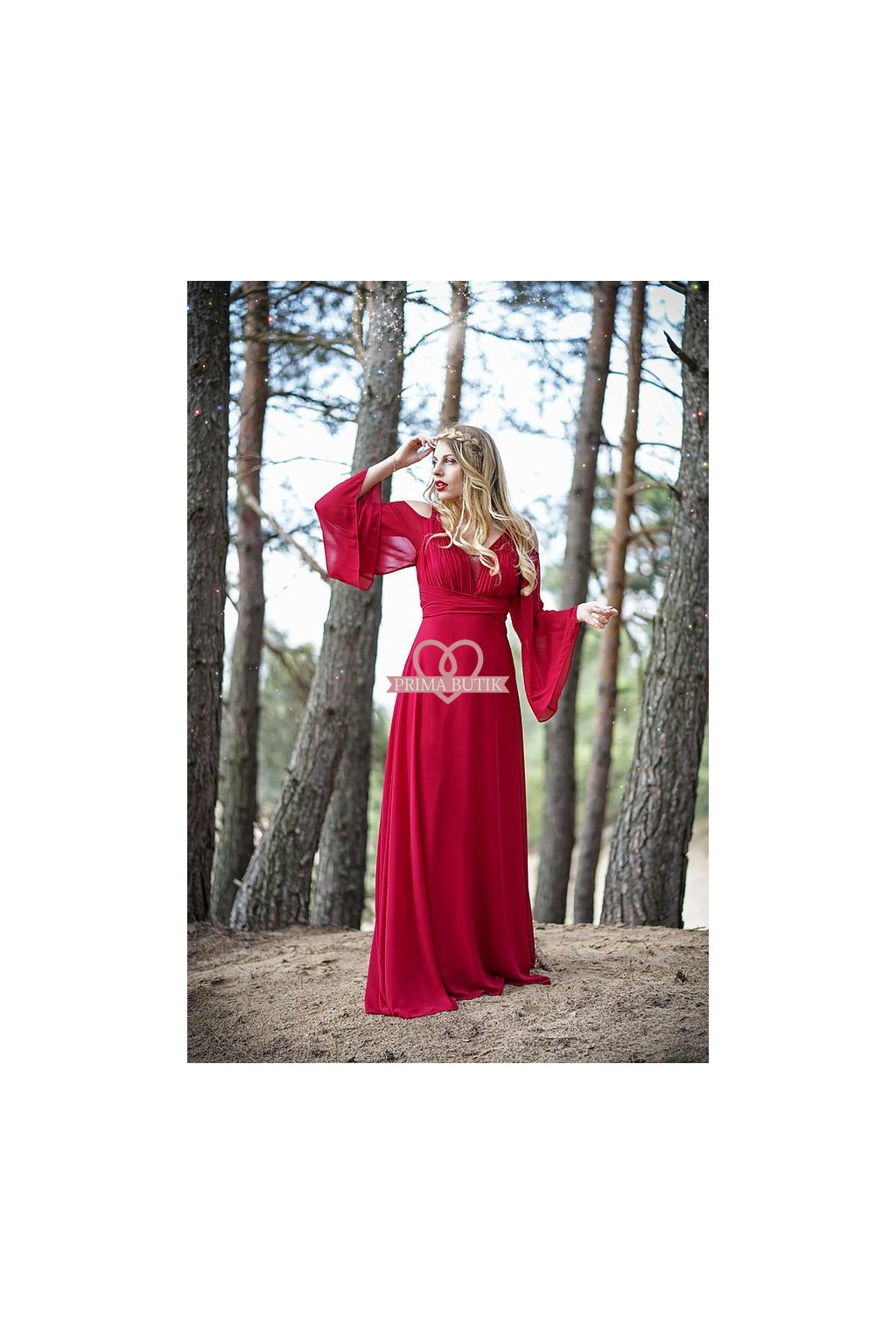 Společenské šaty TEODORA červené