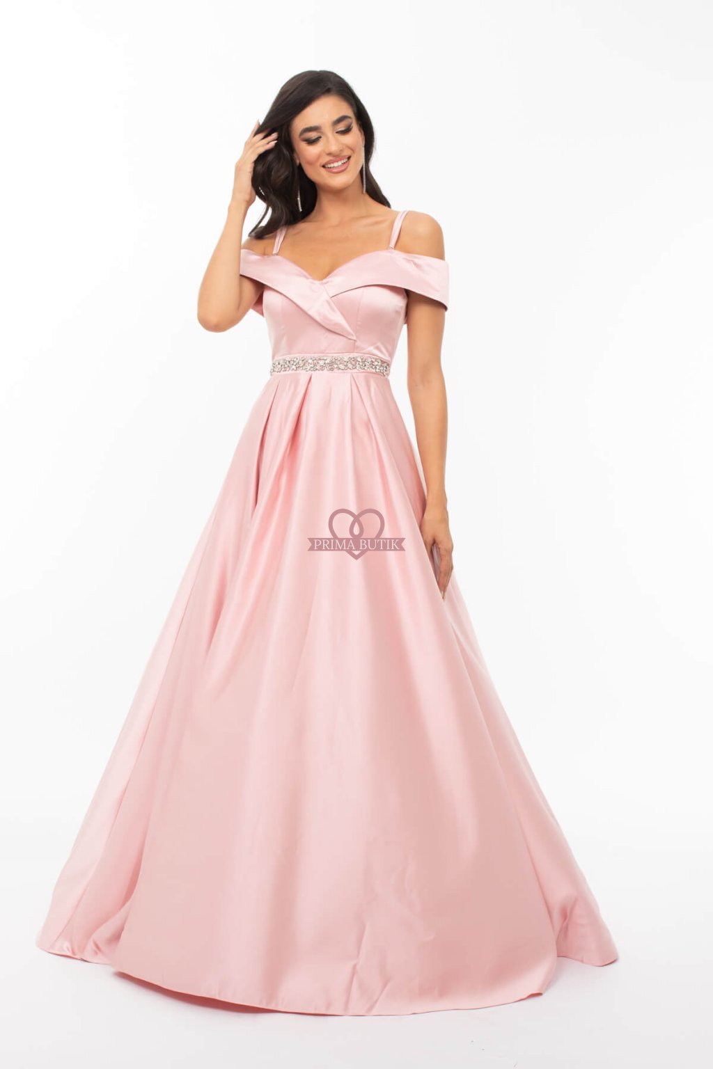 Maturitní šaty PATRICIA růžové0