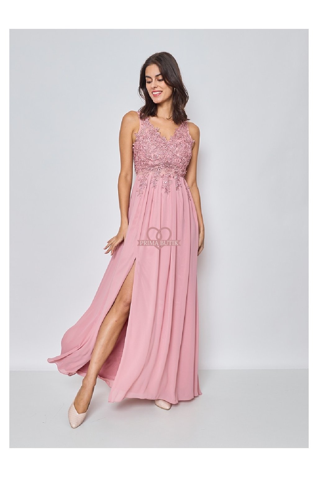 Družčkovské šaty ELSA růžové