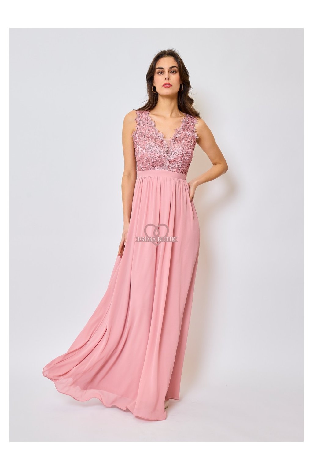 Družčkovské šaty TELMA růžové