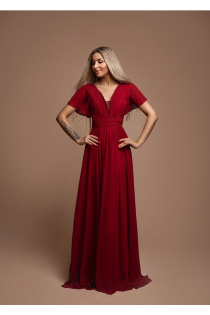 Plesové šaty GRACE červené