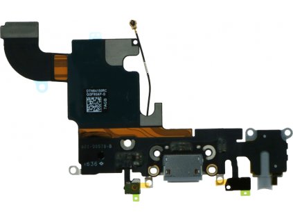 Nabíjecí port Flex kabel pro iPhone 6S šedý Ori