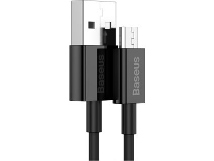 Baseus Micro 1M 2A Superior Series Fast Charging Data Cable Black