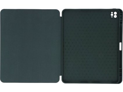 Litchi Texture Horizontal Flip Leather Case with Three-folding Holder & Sleep/Wake-up Function for iPad Pro 12.9 2021 Green