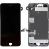 Náhradní displej s malými díly bez snímače otisků prstů Flex kabel pro iPhone 8 Plus černý OEM