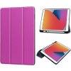 Solid Color Horizontal Deformation Flip Leather Case With Pen Slot TPU Case for iPad Mini 2021/Mini 6 Purple